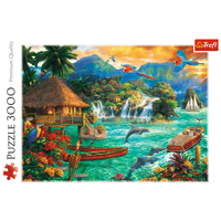 TREFL Puzzle Život na ostrově 3000 dílků
