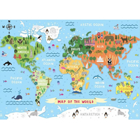 GIBSONS Velké podlahové puzzle Svět je veliký 24 dílků