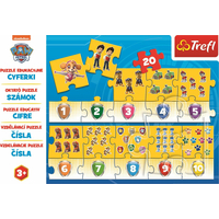 TREFL Vzdělávací puzzle Čísla Tlapková patrola 20 dílků