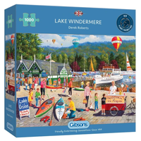 GIBSONS Puzzle Jezero Windemere, Anglie 1000 dílků
