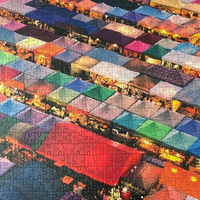 GIBSONS Puzzle Thajské tržiště 1000 dílků