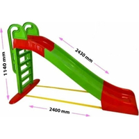 DOLONI Skluzavka 243cm zeleno-červená