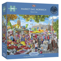 GIBSONS Puzzle Trhy, Norwich 1000 dílků