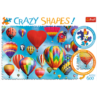 TREFL Crazy Shapes puzzle Barevné balony 600 dílků