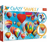 TREFL Crazy Shapes puzzle Barevné balony 600 dílků