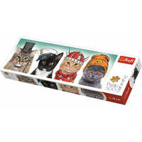 TREFL Panoramatické puzzle Hebký tým 500 dílků