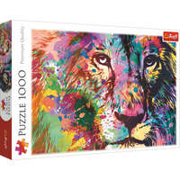 TREFL Puzzle Barevný lev 1000 dílků