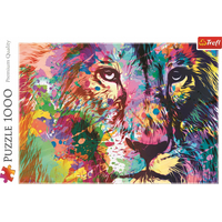 TREFL Puzzle Barevný lev 1000 dílků