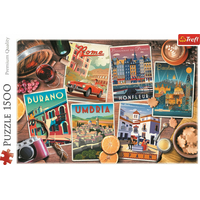 TREFL Puzzle Cesty po Evropě 1500 dílků