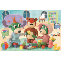 Puzzle Dobrou noc, Treflíci: Hry před spaním MAXI 24 dílků