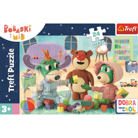 Puzzle Dobrou noc, Treflíci: Hry před spaním MAXI 24 dílků