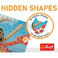 TREFL Puzzle Hidden Shapes: Kočičí prázdniny 1011 dílků