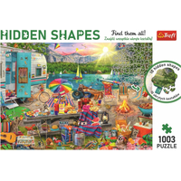 TREFL Puzzle Hidden Shapes: Výlet obytným autem 1003 dílků