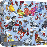GIBSONS Puzzle Holubi z Británie 1000 dílků