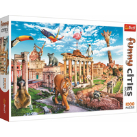 TREFL Puzzle Legrační města: Divoký Řím 1000 dílků