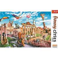 TREFL Puzzle Legrační města: Divoký Řím 1000 dílků