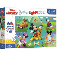 TREFL Puzzle Super Shape XXL Mickey Mouse: Zábava 60 dílků