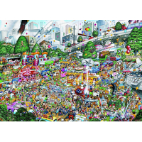 GIBSONS Puzzle Miluji prodej z kufru auta 1000 dílků