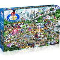 GIBSONS Puzzle Miluji prodej z kufru auta 1000 dílků