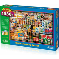 GIBSONS Puzzle Rok 1980: Nákupní košík 1000 dílků