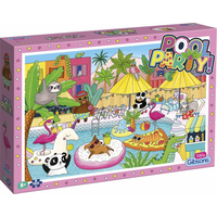 GIBSONS Puzzle Párty v bazénu 100 dílků