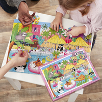 GIBSONS Puzzle Párty v bazénu 100 dílků