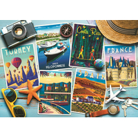 TREFL Puzzle Pohlednice z dovolené 1000 dílků