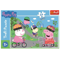 TREFL Puzzle Prasátko Peppa: Aktivní den MAXI 24 dílků
