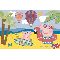 TREFL Puzzle Prasátko Peppa: Prázdniny MAXI 24 dílků