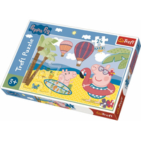 TREFL Puzzle Prasátko Peppa: Prázdniny MAXI 24 dílků