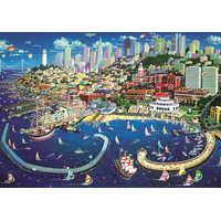 TREFL Puzzle Přístav v San Franciscu 2000 dílků