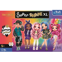TREFL Puzzle Super Shape XL Rainbow High: Styl 104 dílků