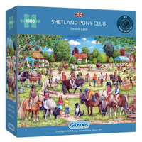 GIBSONS Puzzle Shetland Pony Club 1000 dílků