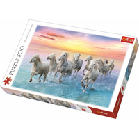 TREFL Puzzle Stádo běžících běloušů 500 dílků