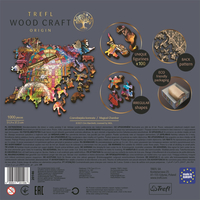 TREFL Wood Craft Origin puzzle Kouzelná komnata 1000 dílků