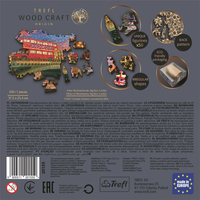 TREFL Wood Craft Origin puzzle Westminsterský palác, Big Ben 501 dílků