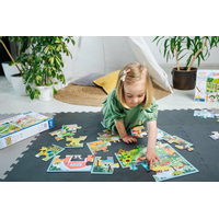 Oboustranné puzzle Treflíci na statku BABY MAXI 2x10 dílků