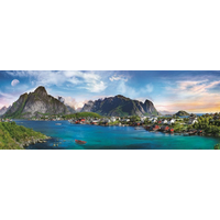 TREFL Panoramatické puzzle Lofoty, Norsko 500 dílků