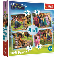 TREFL Puzzle Encanto 4v1 (35,48,54,70 dílků)