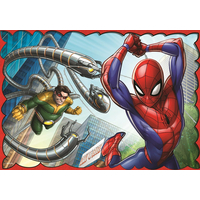 TREFL Puzzle Hrdinný Spiderman 4v1 (35,48,54,70 dílků)