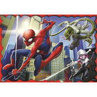 TREFL Puzzle Hrdinný Spiderman 4v1 (35,48,54,70 dílků)