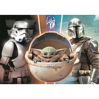 TREFL Puzzle Mandalorian a jeho svět 4v1 (35,48,54,70 dílků)