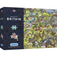 GIBSONS Puzzle Nádherná Británie 1000 dílků