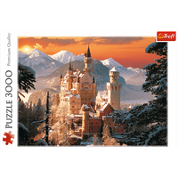 TREFL Puzzle Neuschwanstein v zimě 3000 dílků