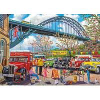GIBSONS Puzzle Newcastle, Anglie 1000 dílků