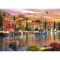 GIBSONS Puzzle Plachetnice při západu slunce 2x500 dílků