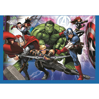 TREFL Puzzle Stateční Avengers 4v1 (35,48,54,70 dílků)