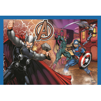 TREFL Puzzle Stateční Avengers 4v1 (35,48,54,70 dílků)