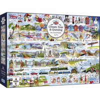 GIBSONS Puzzle Symboly Velké Británie 1000 dílků