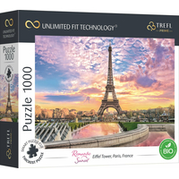 TREFL Puzzle UFT Cityscape: Eiffelova věž, Paříž, Francie 1000 dílků